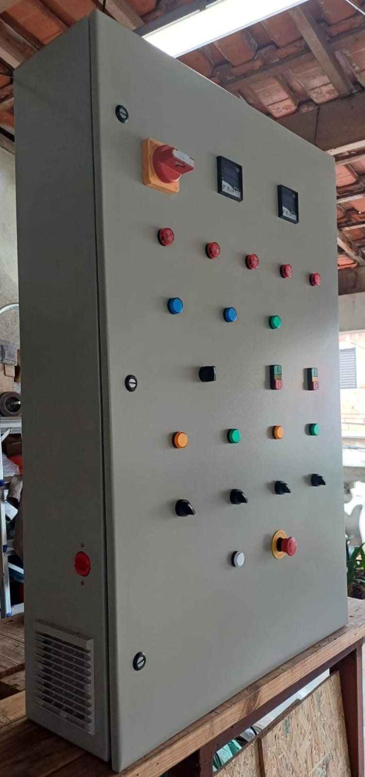 Painel de automação industrial