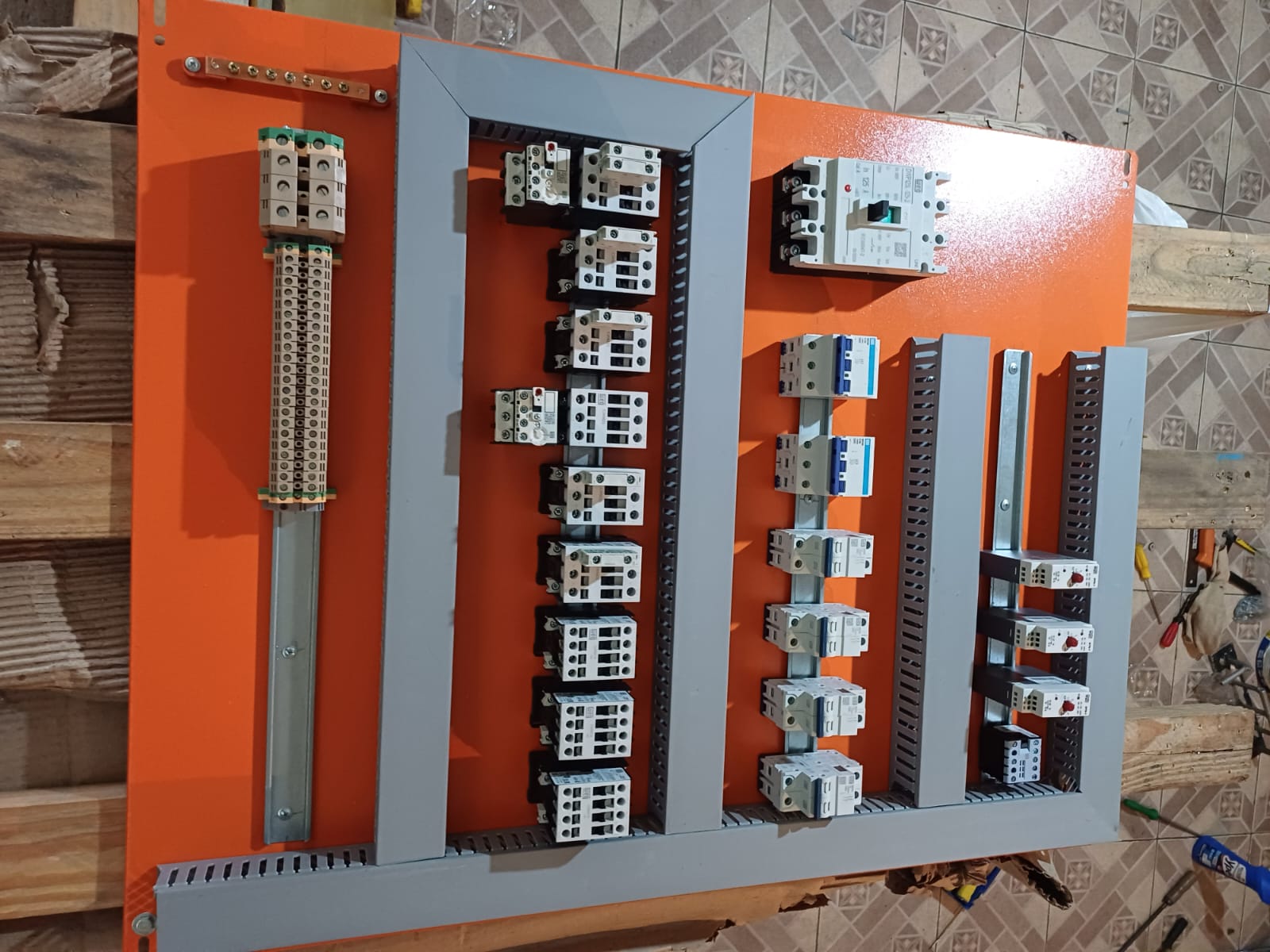 Painel elétrico industrial